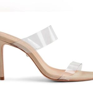 SCHUTZ Clear Strap Heels
